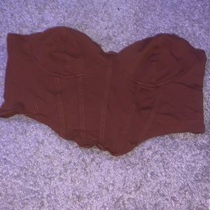 strapless shein going out top